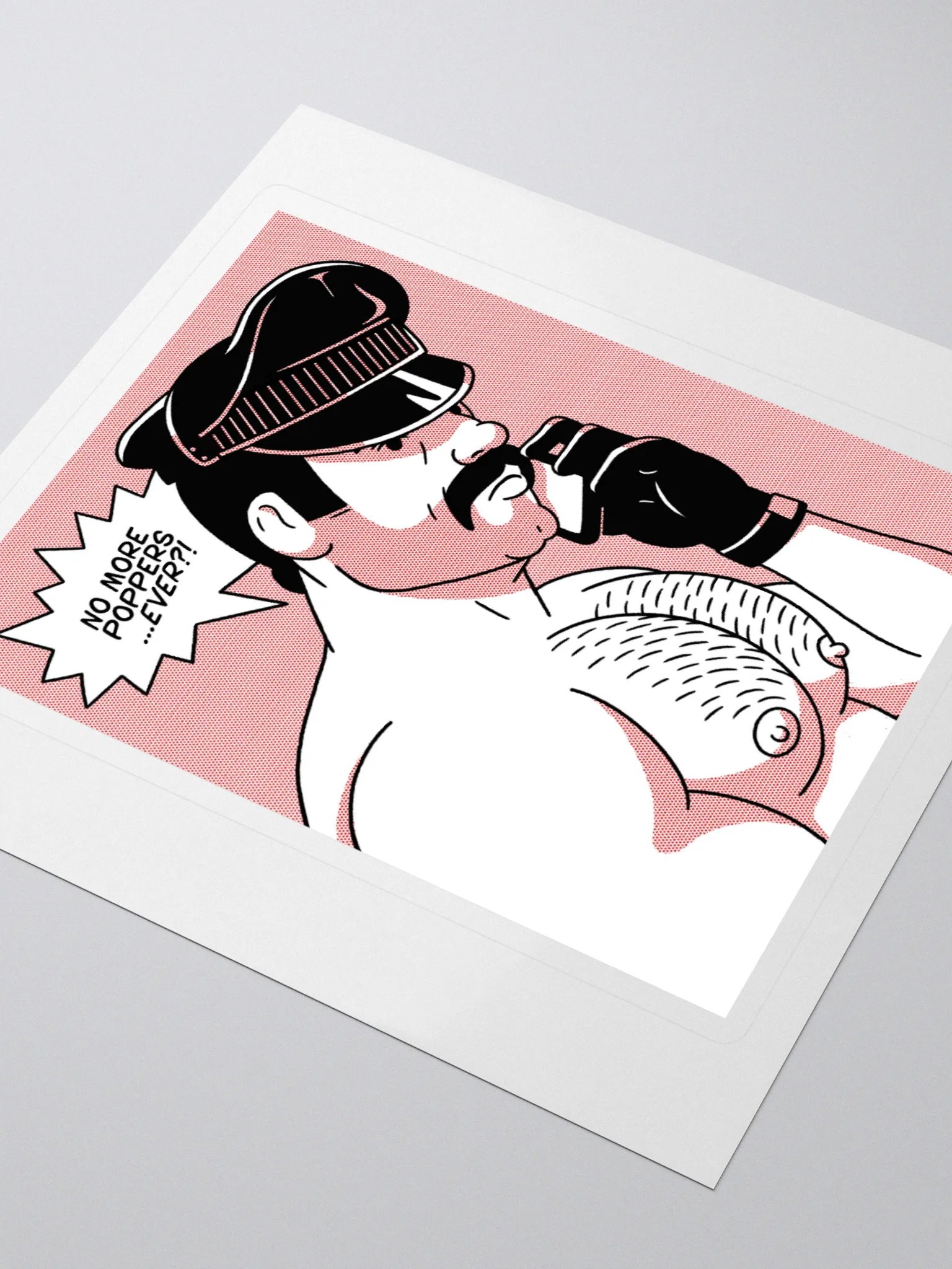 "No More Poppers...Ever?!" Sticker product image (5)
