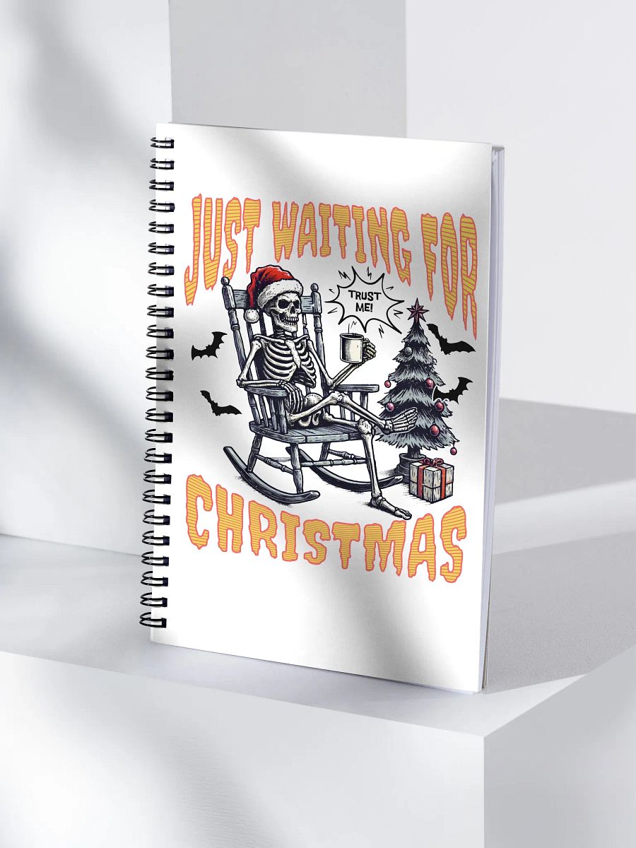 Just Waiting For Christmas Spooky Notebook product image (3)
