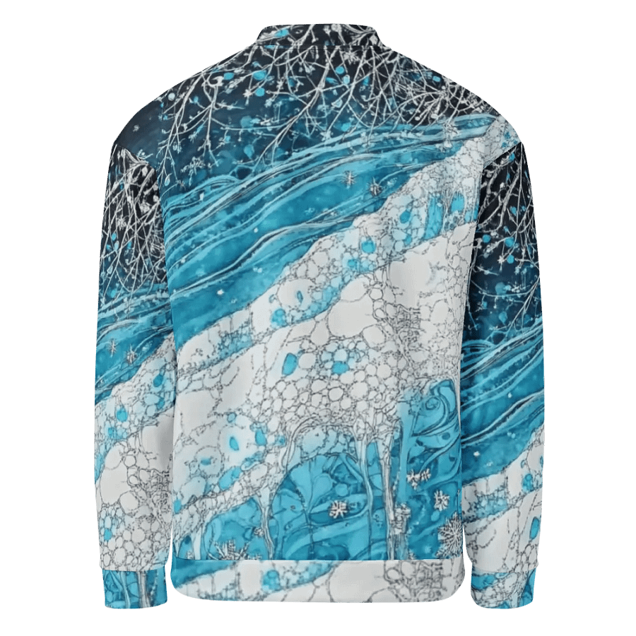 Winter Frost, Unisex Bomber Jacket product image (5)