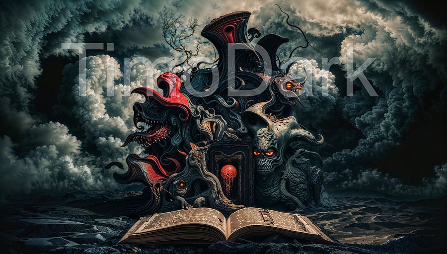 Tome of Nightmares Desktop Wallpaper product image (1)