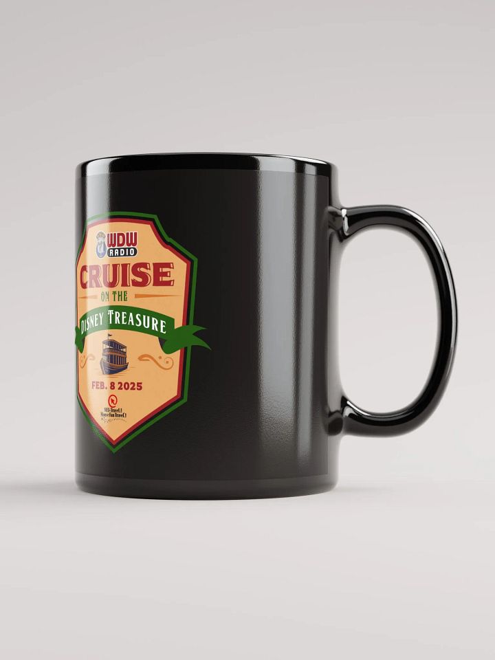 WDW Radio Cruise on the Disney Treasure 2025 Mug (black) product image (2)