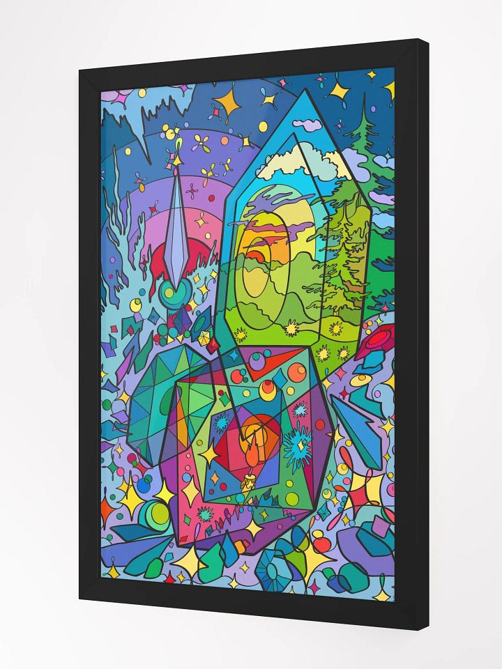 Kaleidoscopic Dreams Framed Poster - Prism of Times product image (7)