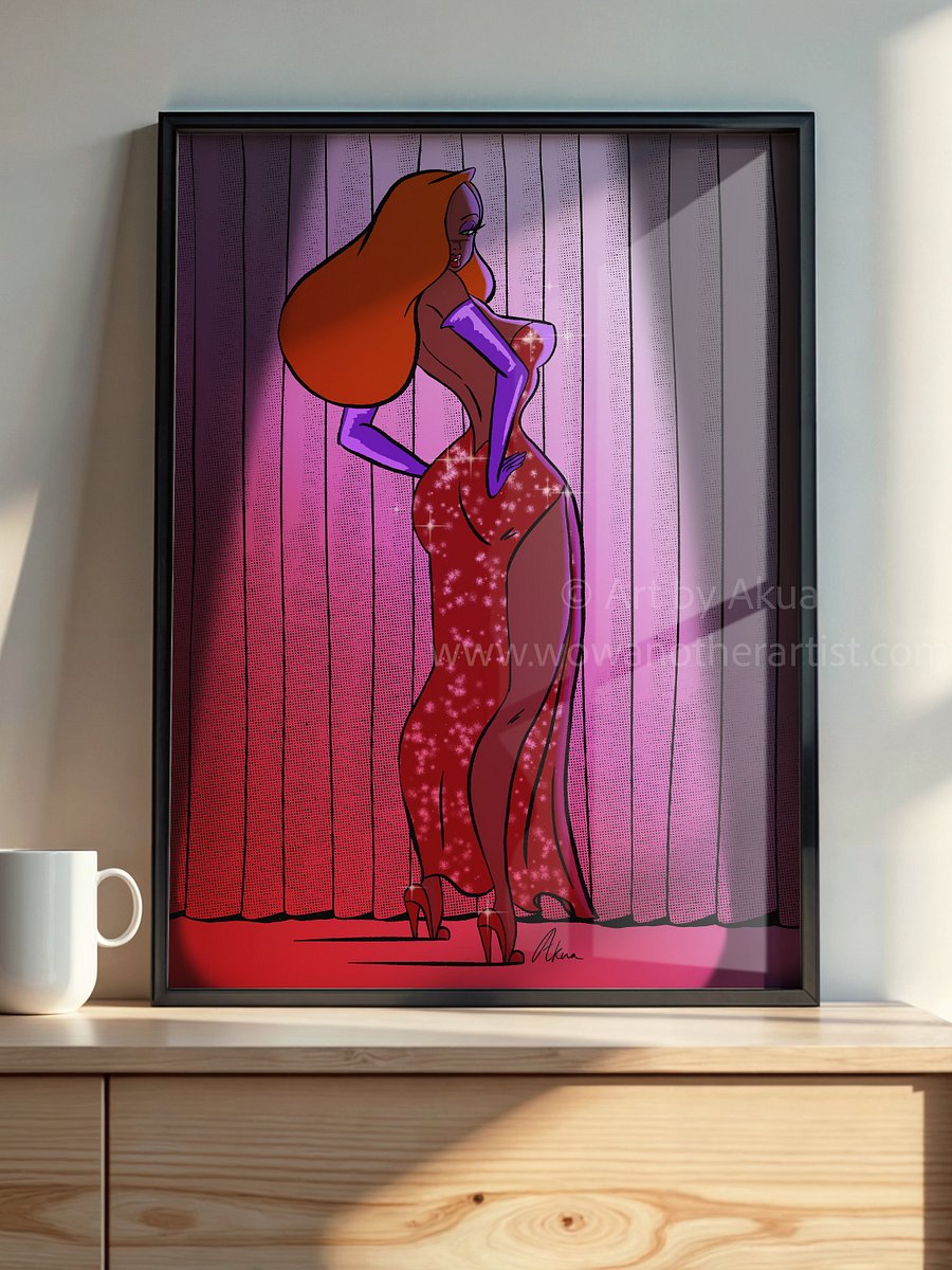 Jessica Rabbit (borderless) product image (1)