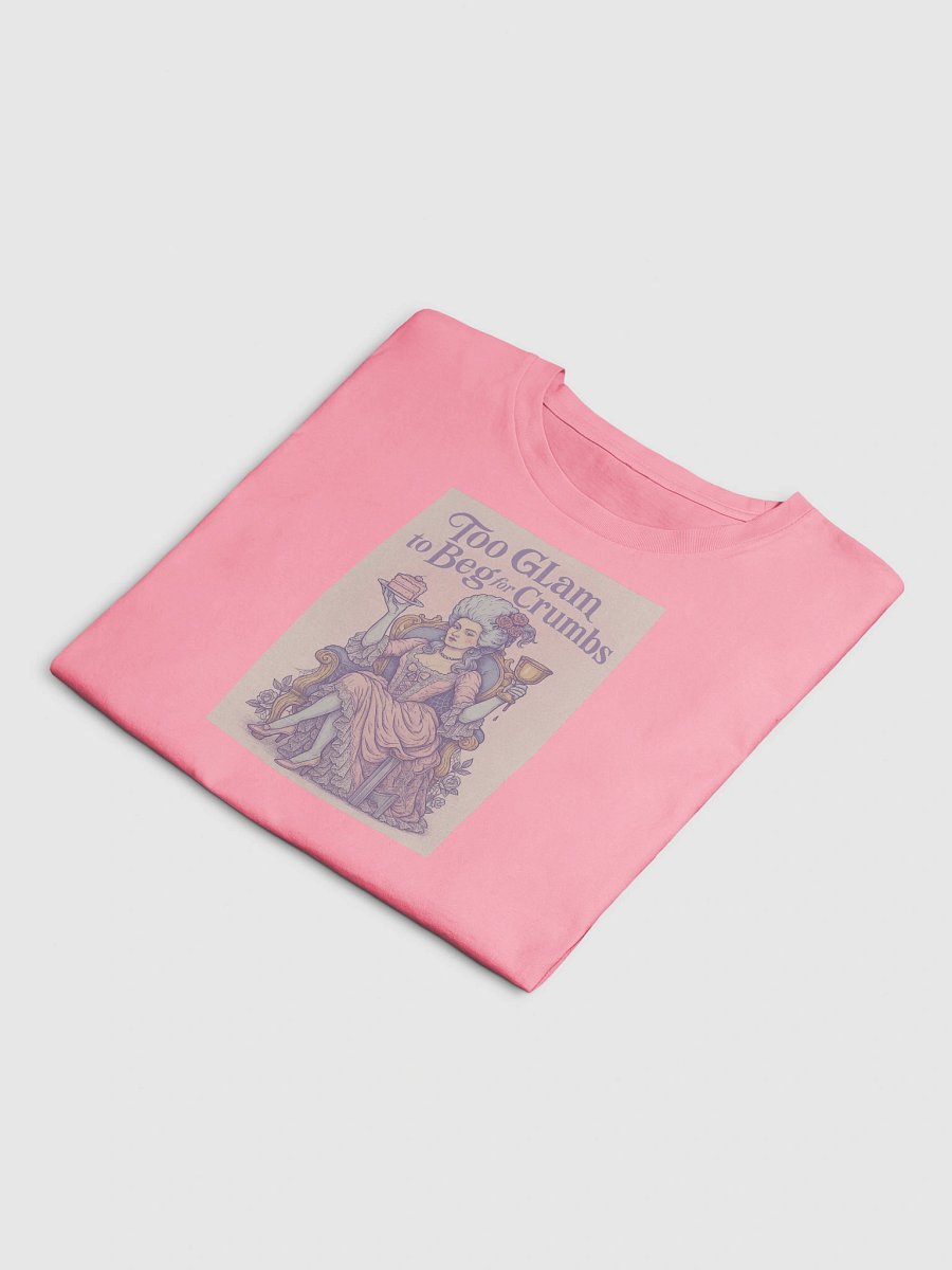 💖 Too Glam to Beg for Crumbs – Pink Crop Top product image (4)