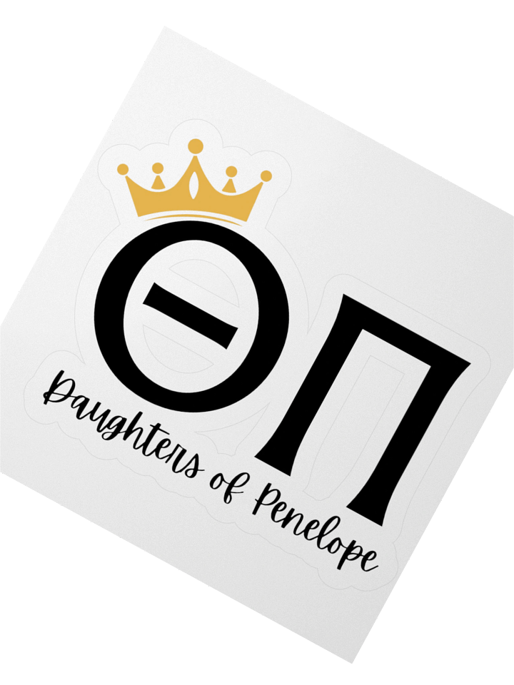 Theta Pi sticker (black) product image (2)