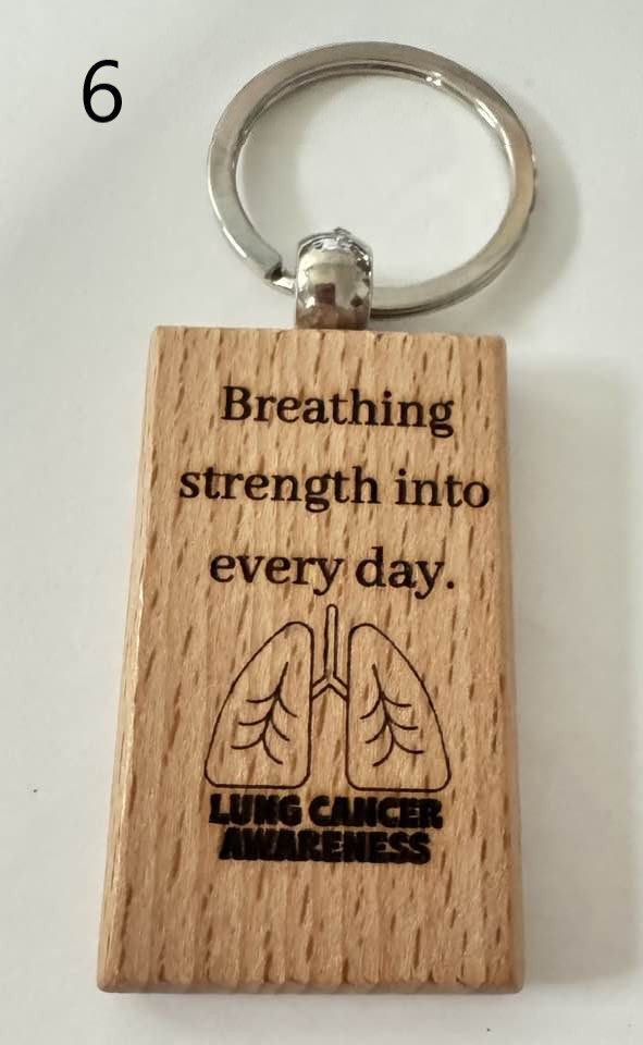 Wooden Engraved Illness Awareness Keychains | Chronic Pain, Cancer, & More  (3) product image (6)