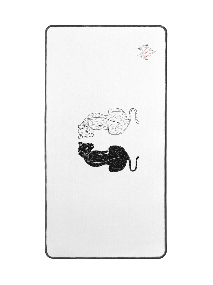 Ying n Yang Leopard | 31.5 x 15.5 in Mousepad product image (2)