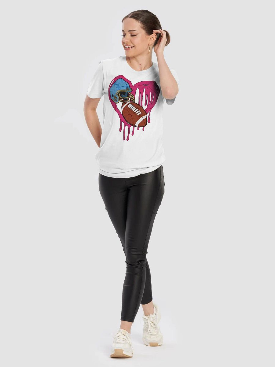 Heart Football Gridiron T-Shirt product image (65)