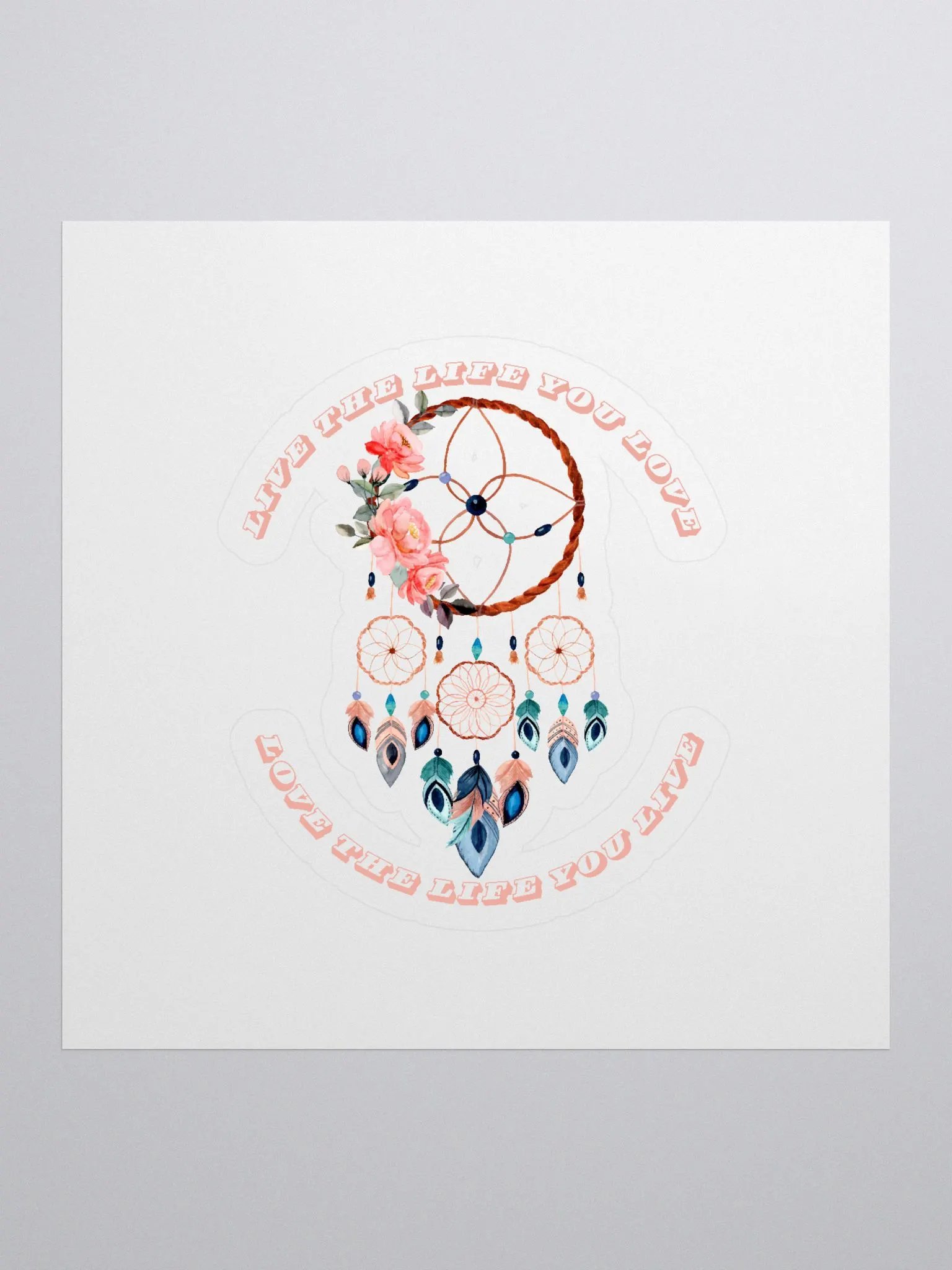 Floral Dreamcatcher Sticker Set product image (1)