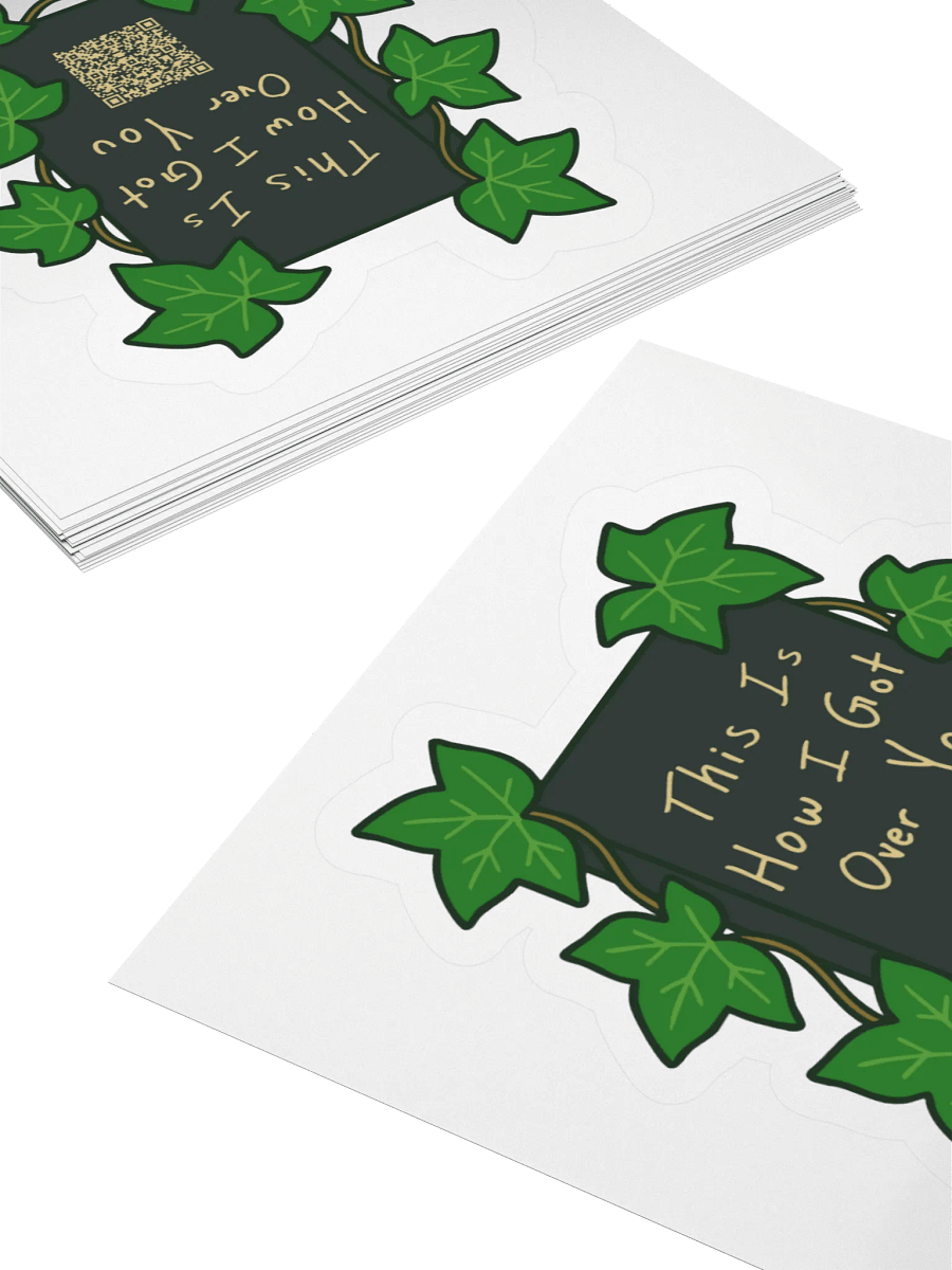 This Is How I Got Over You Cover QR Code Sticker product image (10)