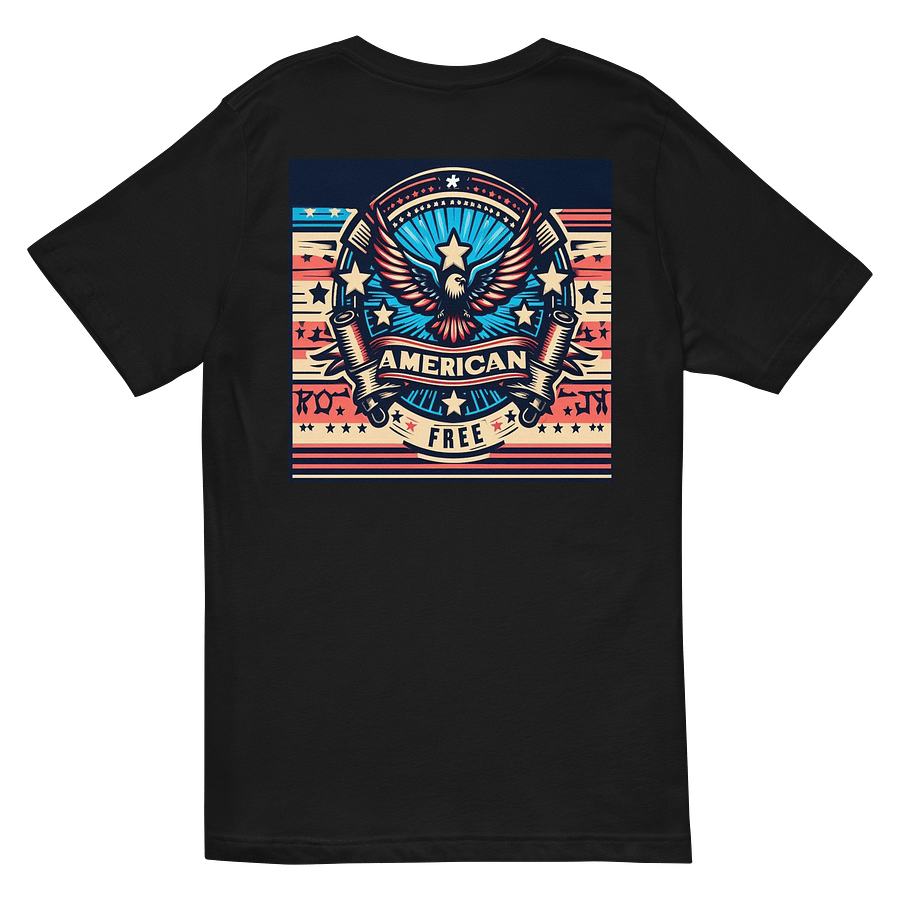 Patriotic Eagle Emblem V-Neck Tee product image (4)