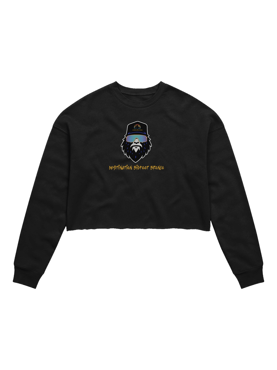 Destination Bigfoot Bronco Bigfoot Logo Bella+Canvas Women's Fleece Crop Sweatshirt (Multiple Colors Available) product image (1)