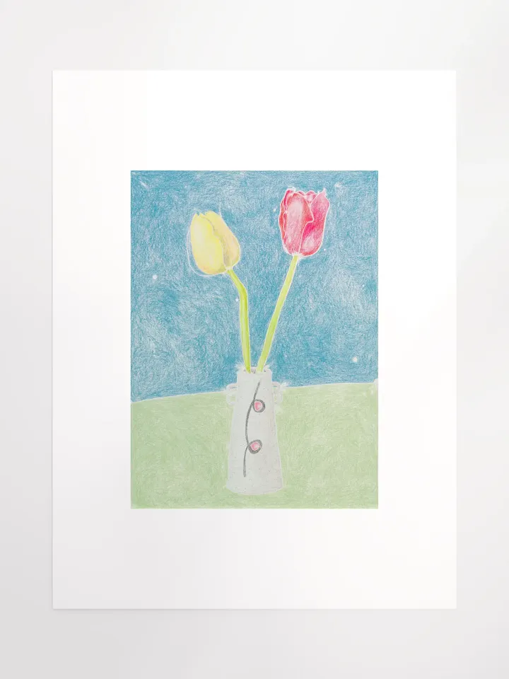 Two tulips print product image (1)