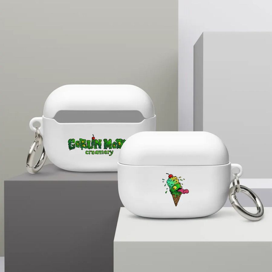 Goblin Mode Creamery Font logo w/ Cone logo - airpods pro case product image (5)