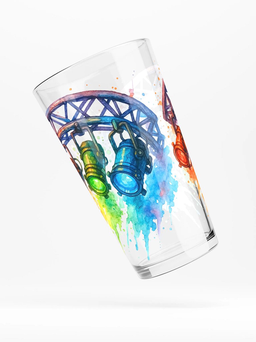 Theatrically Jerry: "Water-PAR II" Watercolor PAR Light Pint Glass product image (4)