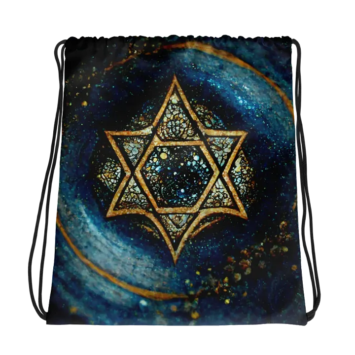 Cosmic Star All-Over Drawstring Bag product image (1)