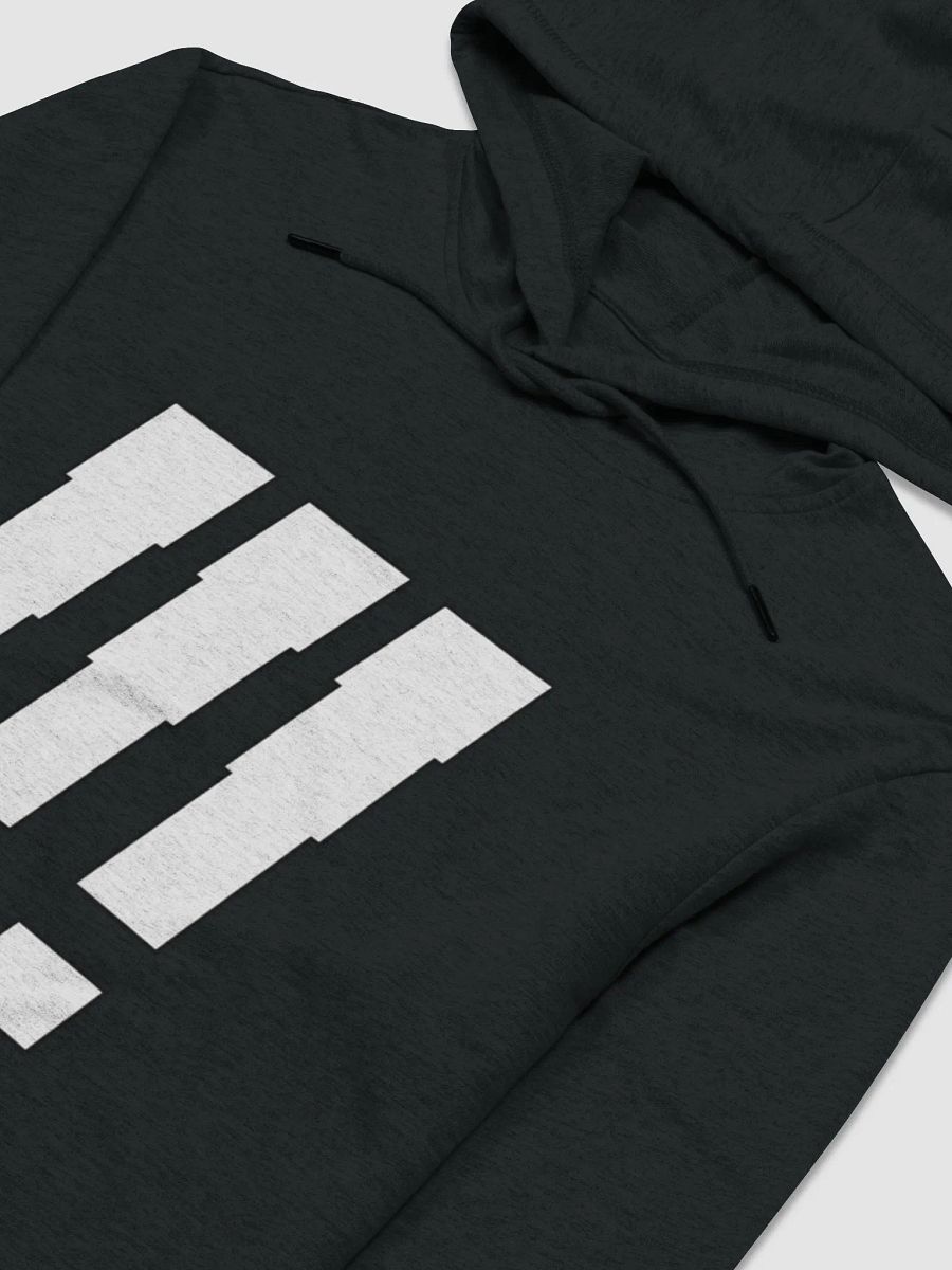 !!! | Black/White Lightweight Hoodie product image (3)