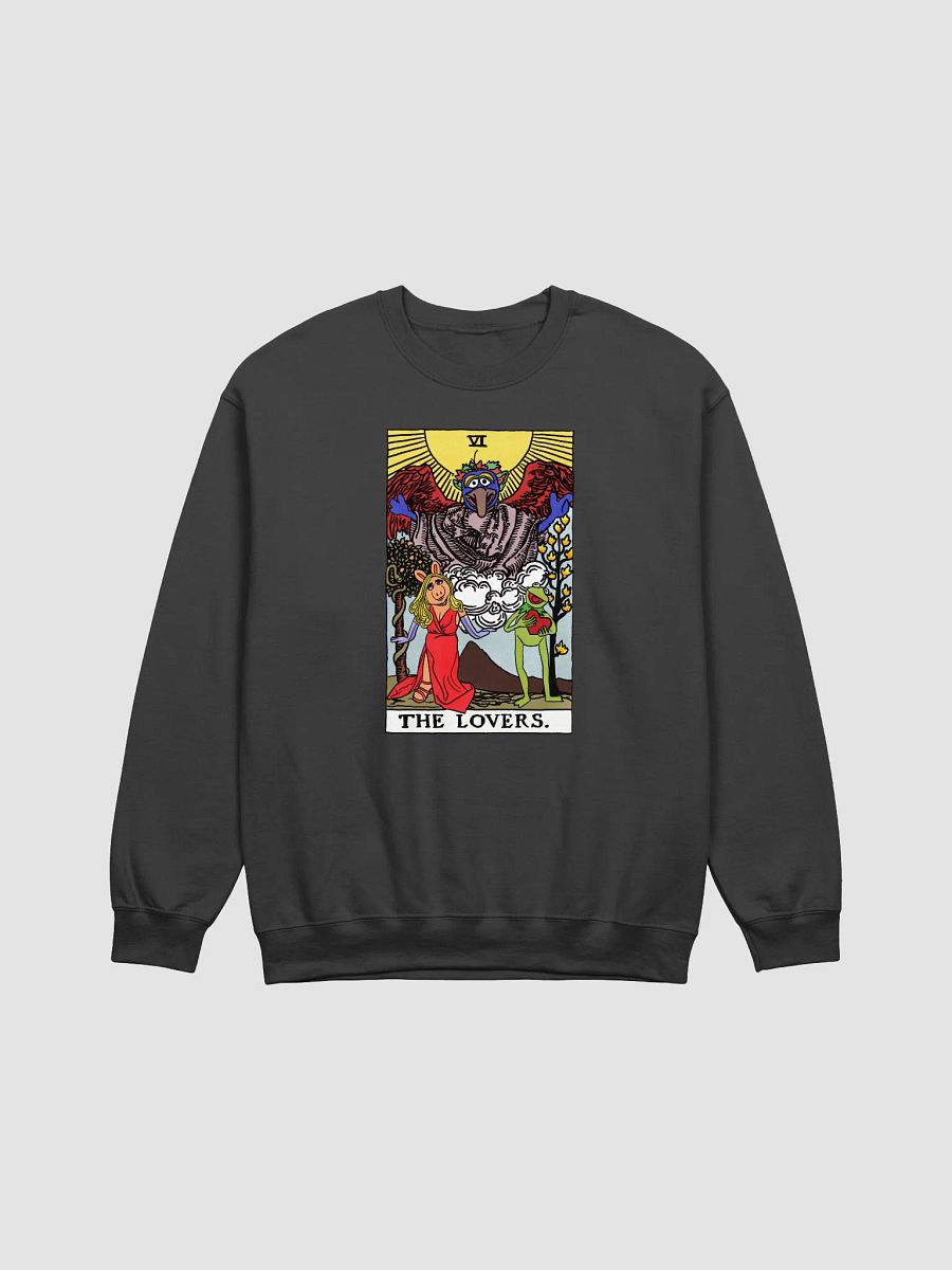 Piggy and Kermit Lovers Tarot Card Sweatshirt product image (1)