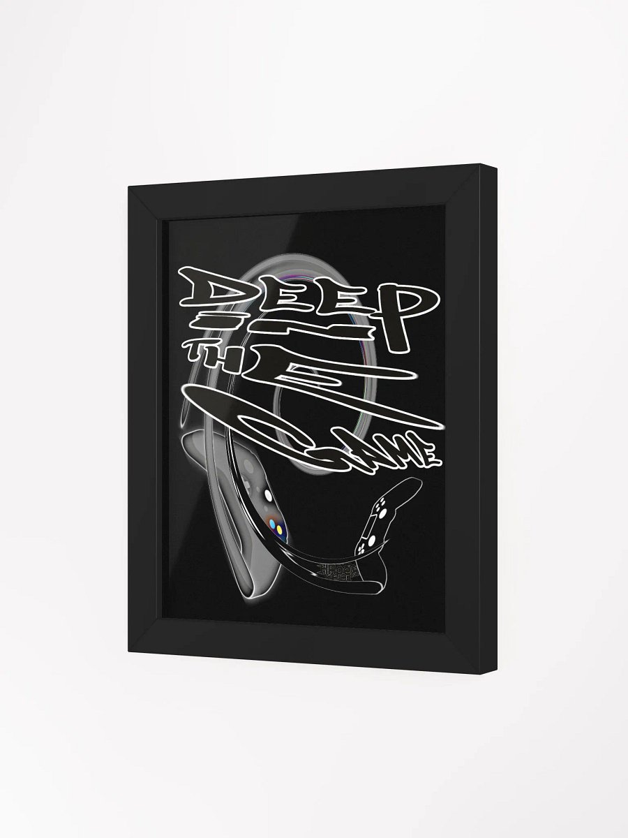 Deep In The Game - Framed - Black - High-Quality Poster product image (3)
