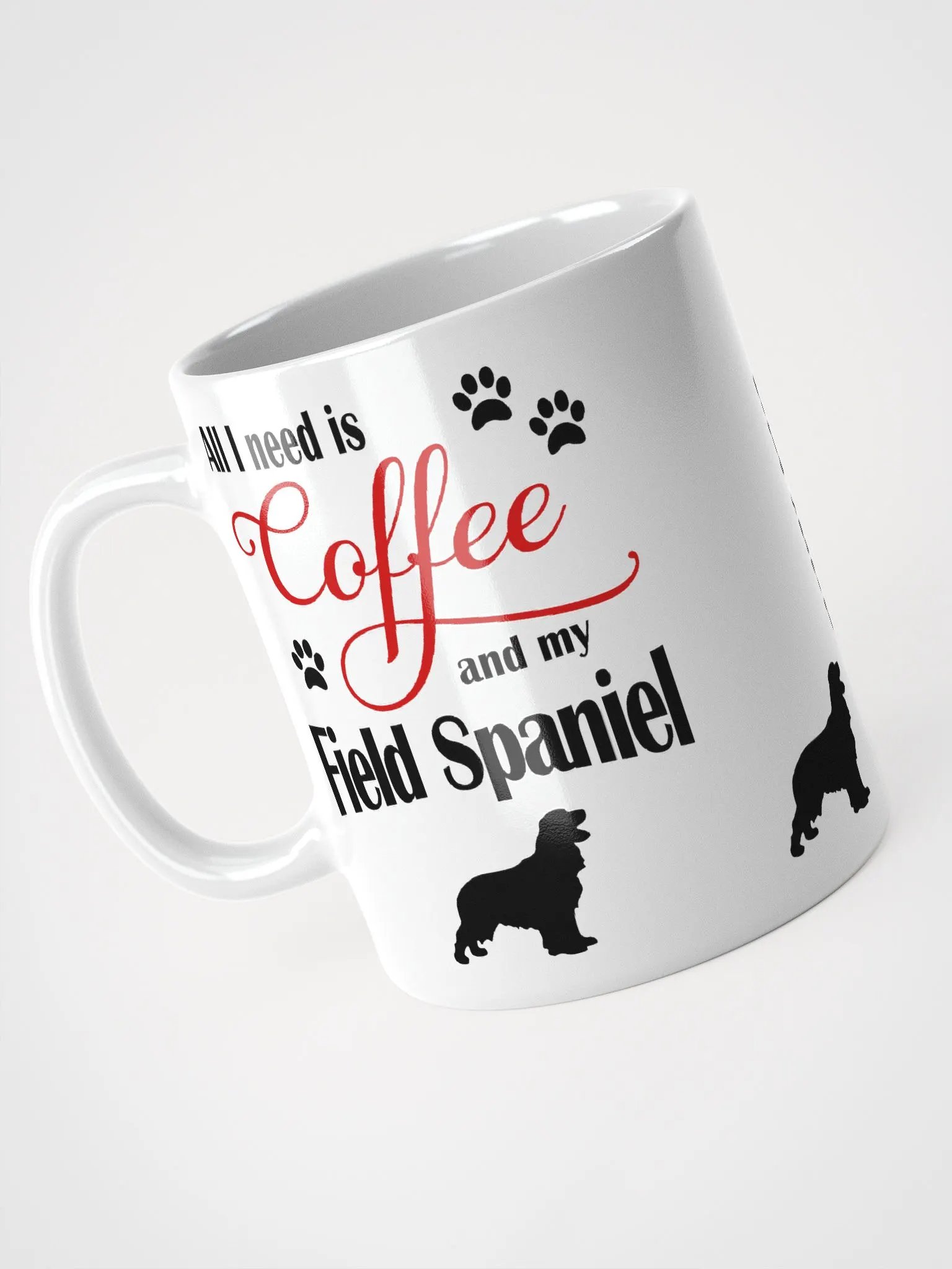 Coffee and my Field Spaniel Mug product image (3)