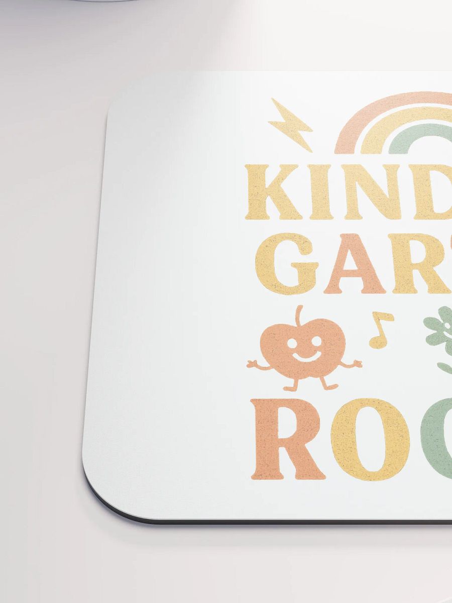 Kindergarten Rocks! Mouse Pad – Fun & Bright Teacher Desk Mat product image (6)