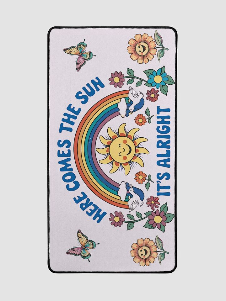 Here Comes the Sun Desk Mat product image (2)