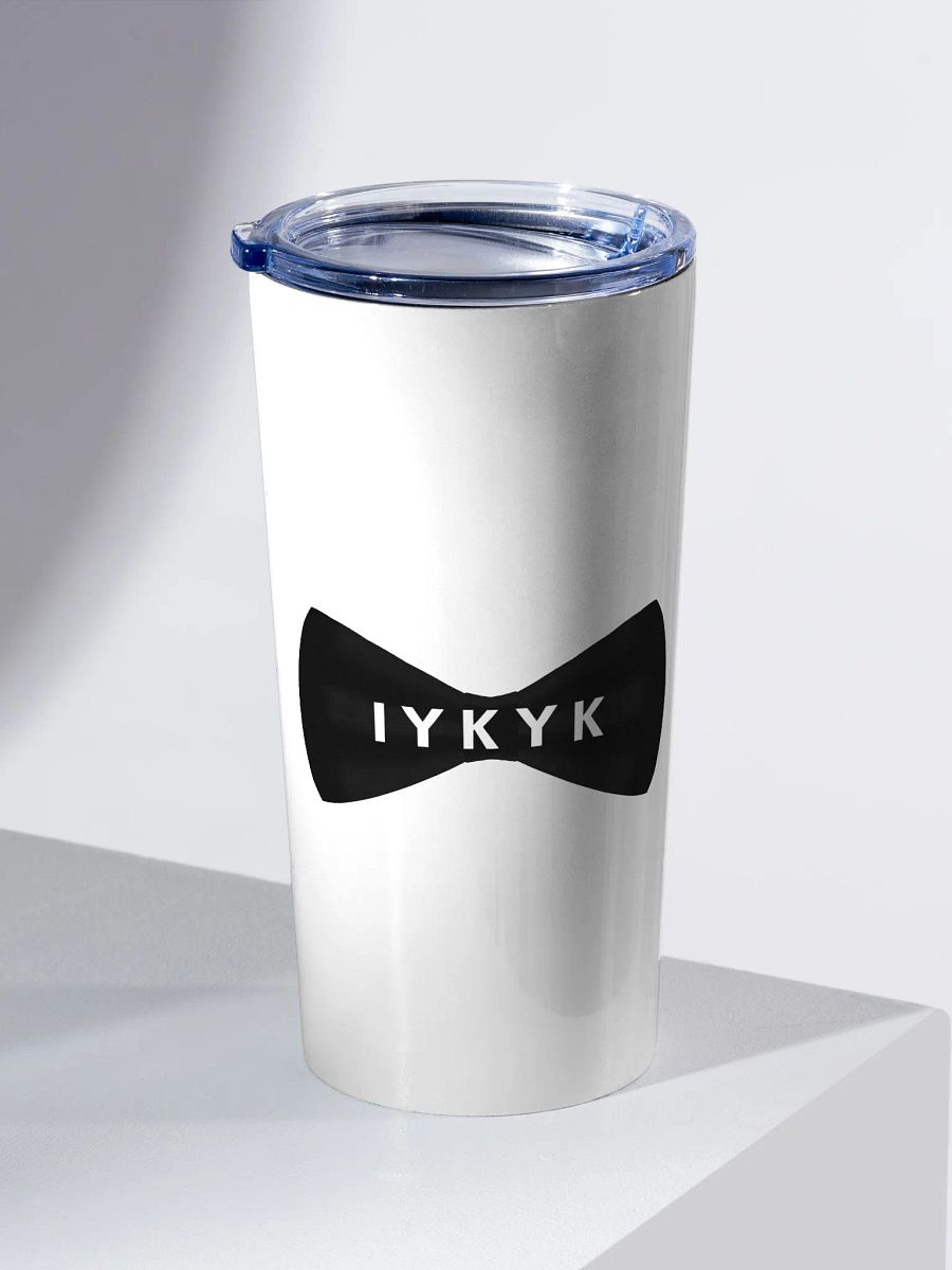 IYKYK Bow Tie 20 oz Stainless Steel Tumbler product image (2)