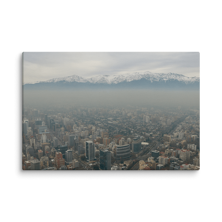 Smog Trapped Against the Andes - Santiago, Chile product image (1)