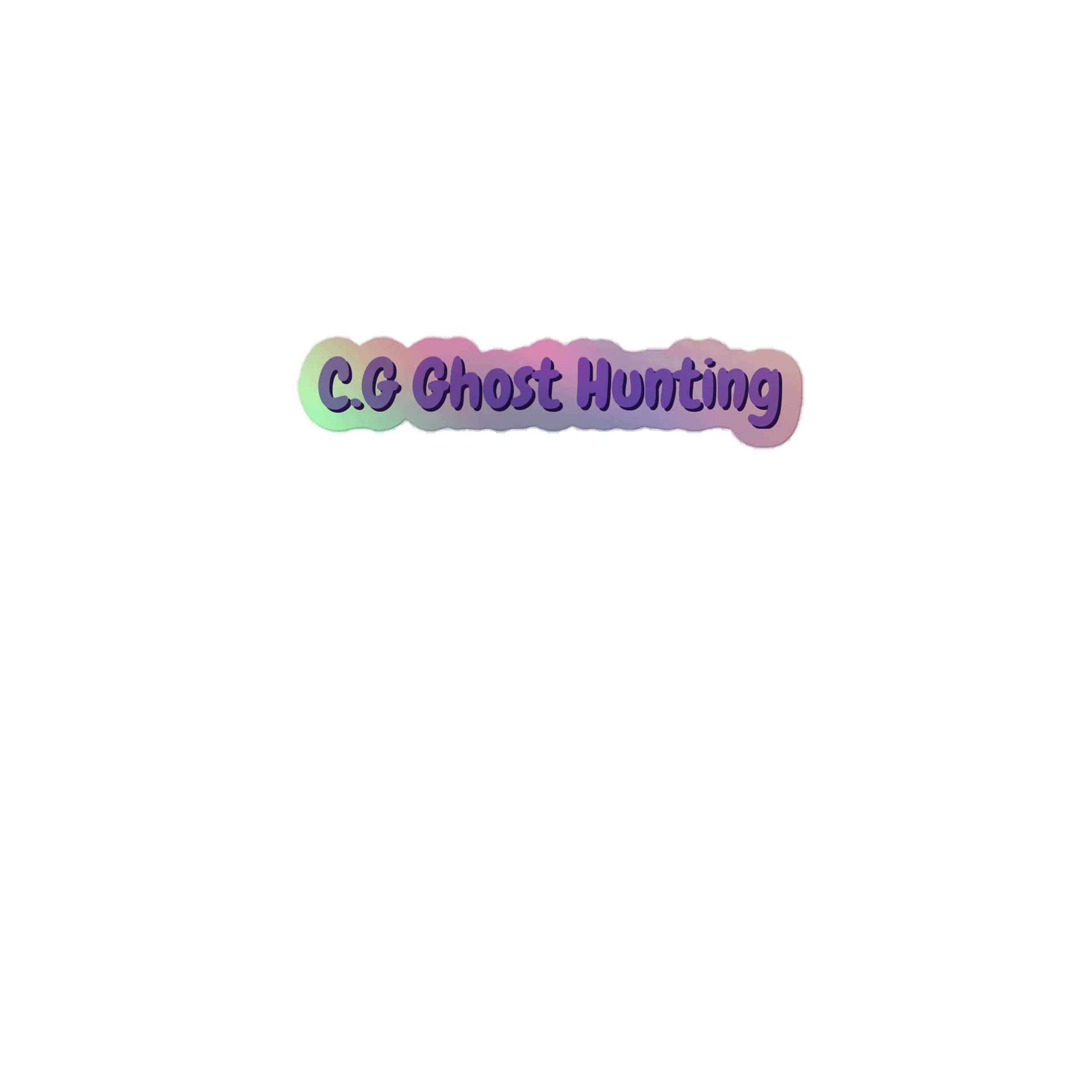 Chaos Gremlin Ghost Hunting Holo Sticker product image (1)