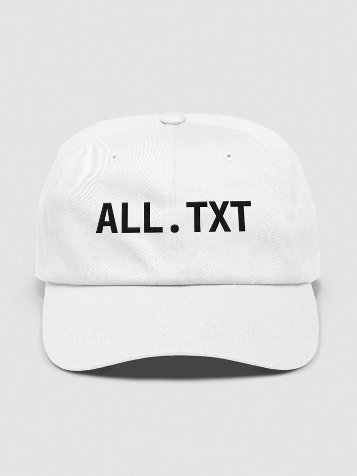 all.txt hat light - 100% cotton product image (17)