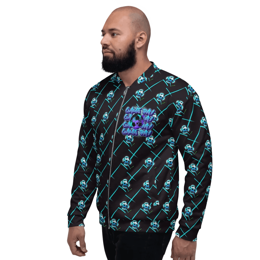 Game Day Soccer European Football All Over Print Bomber Jacket product image (6)