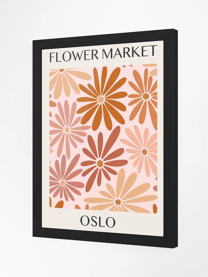 Flower Market Oslo - Framed Poster product image (2)
