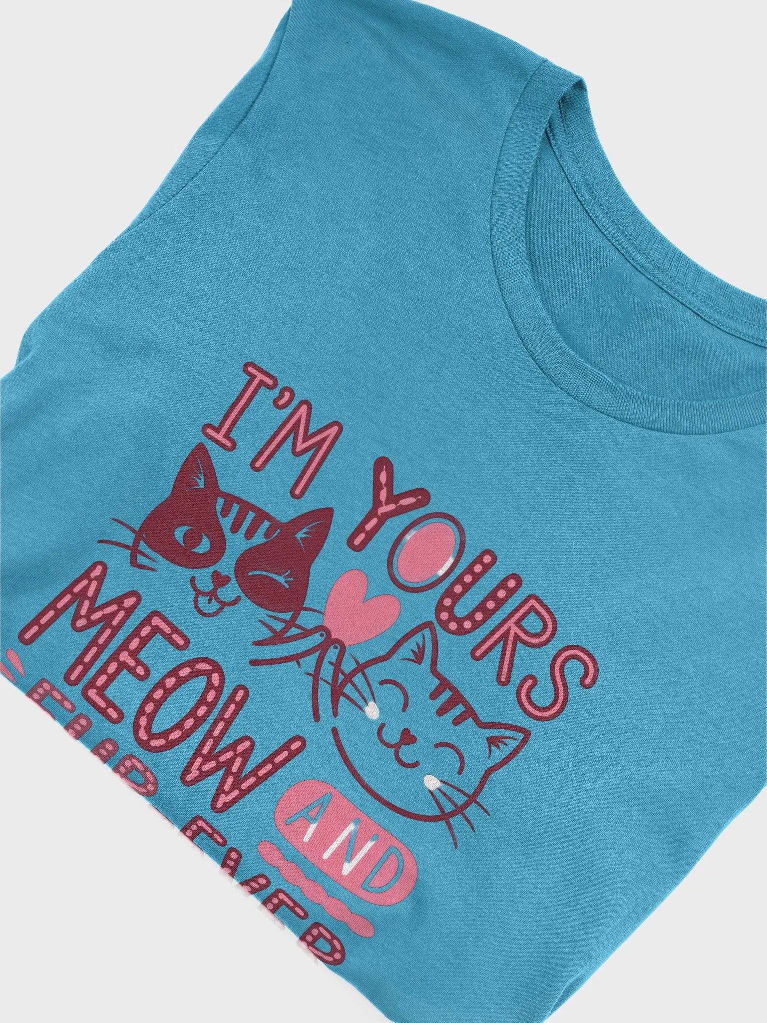 I'm Yours Meow and Fur-Ever – Cute Cat Valentine’s Day T-Shirt product image (3)