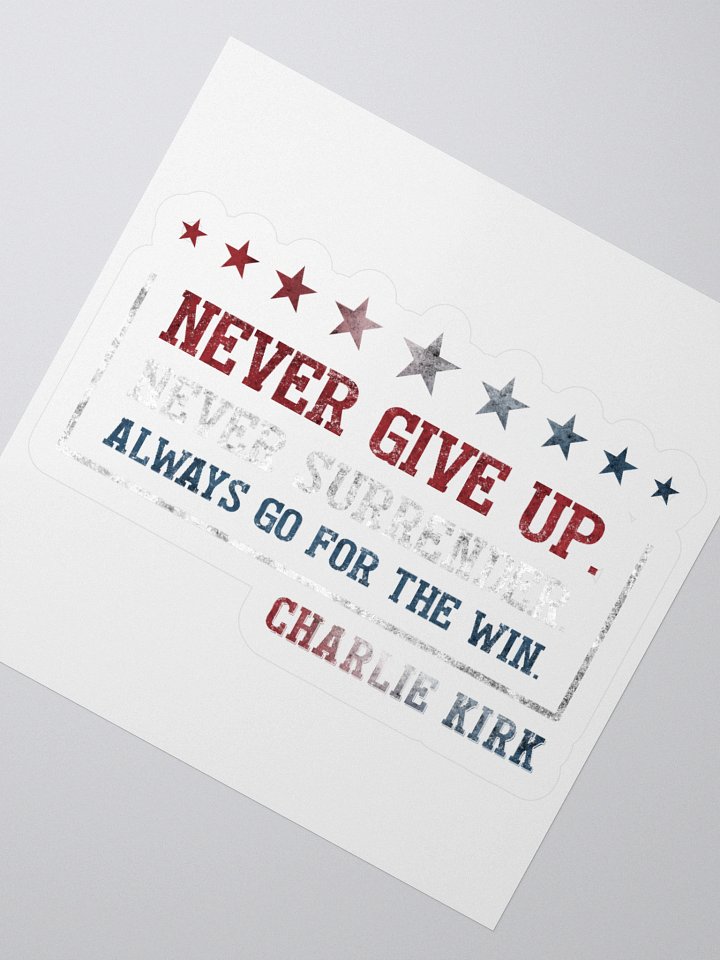 Charlie Kirk Bumper Stickers Car Laptop Decals & Magnets product image (5)