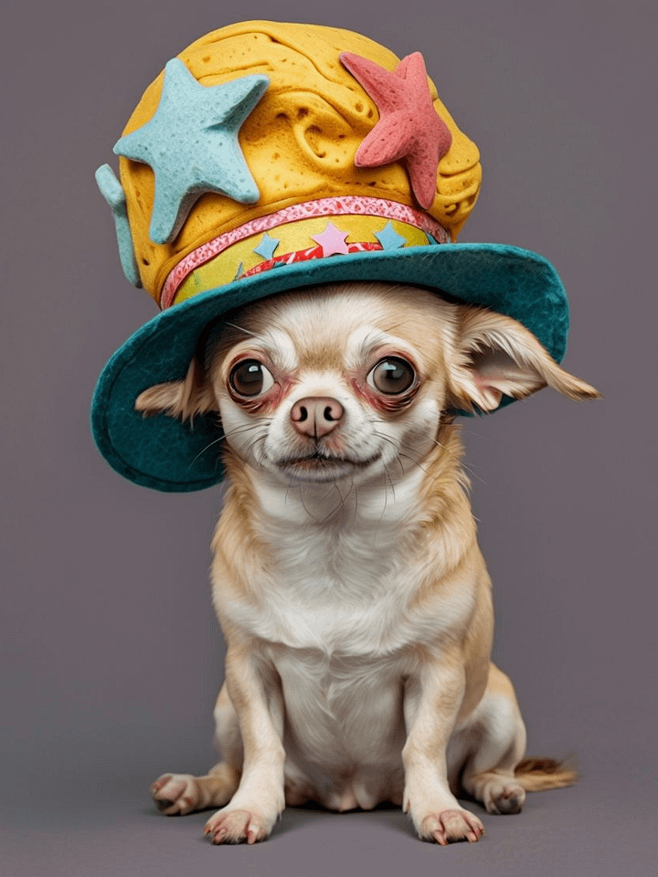 Whimsical Chihuahua Couture Poster product image (1)