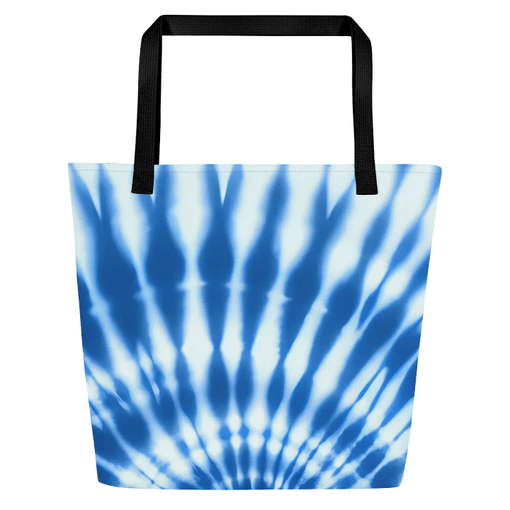 Tie Dye #17 - Blue & White - Tote product image (1)