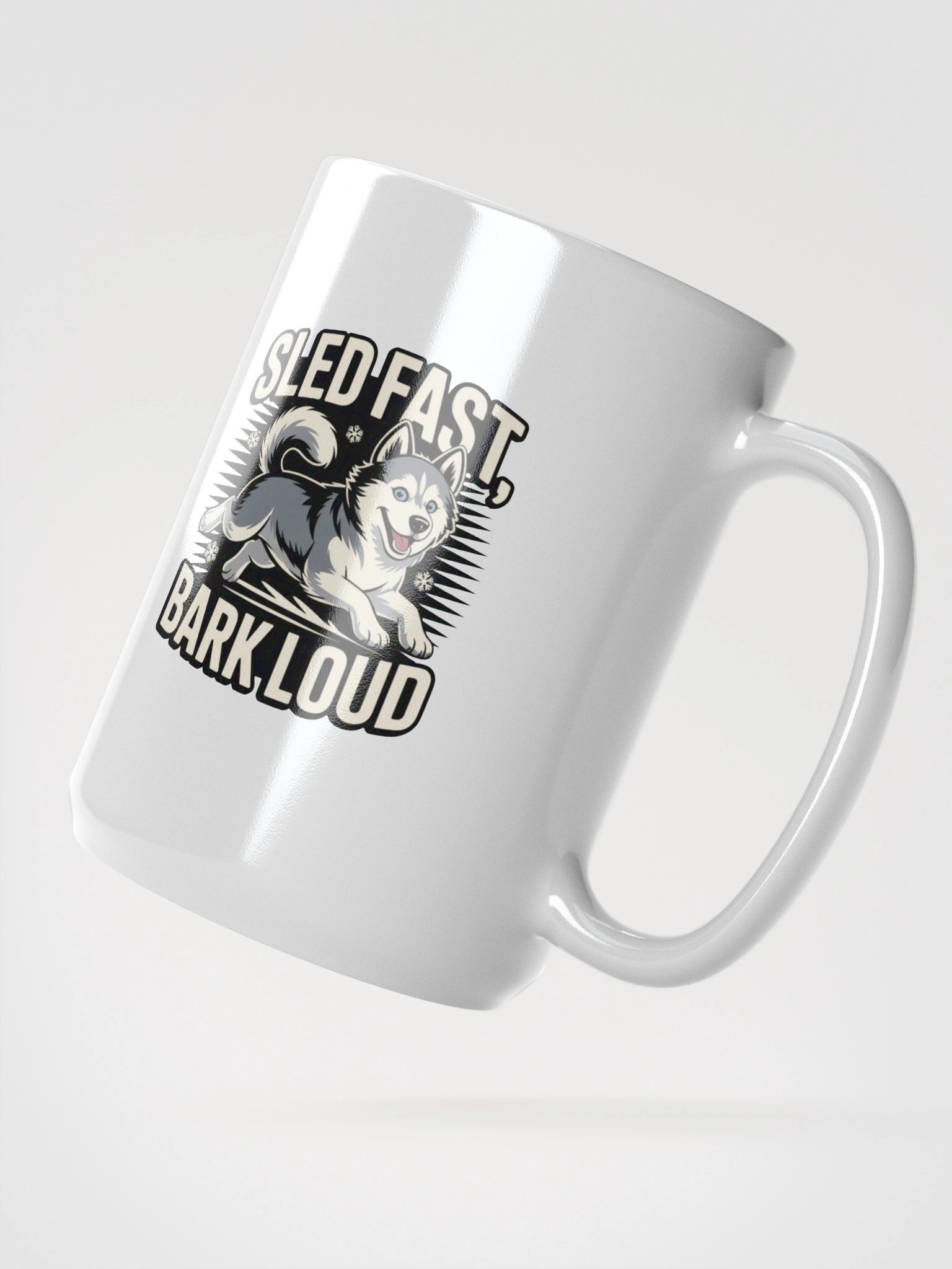 Sled Fast, Bark Loud Husky Mug product image (2)