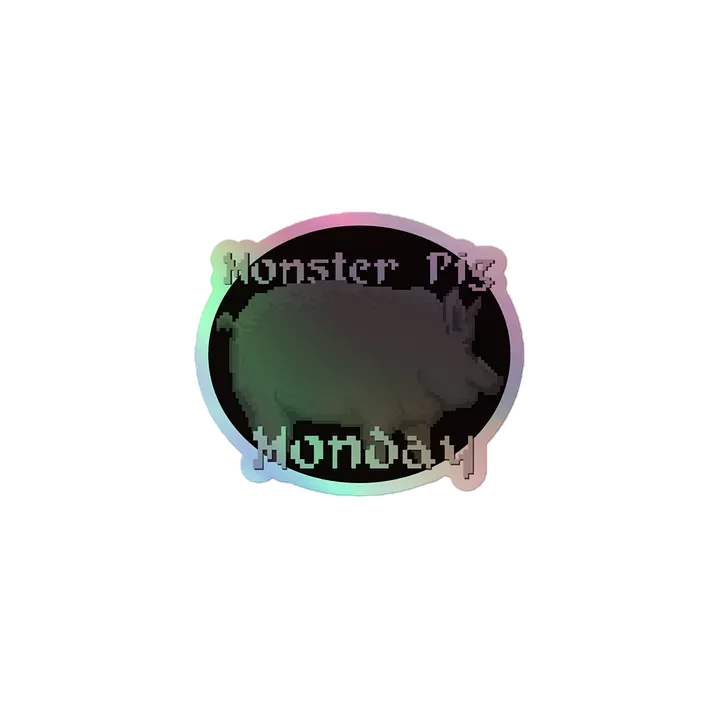 Holo Monday Sticker product image (1)