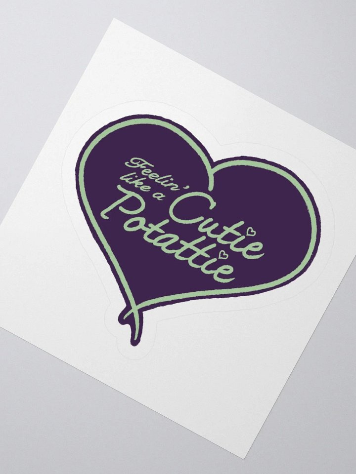 Cutie Potattie Purple Sticker product image (2)