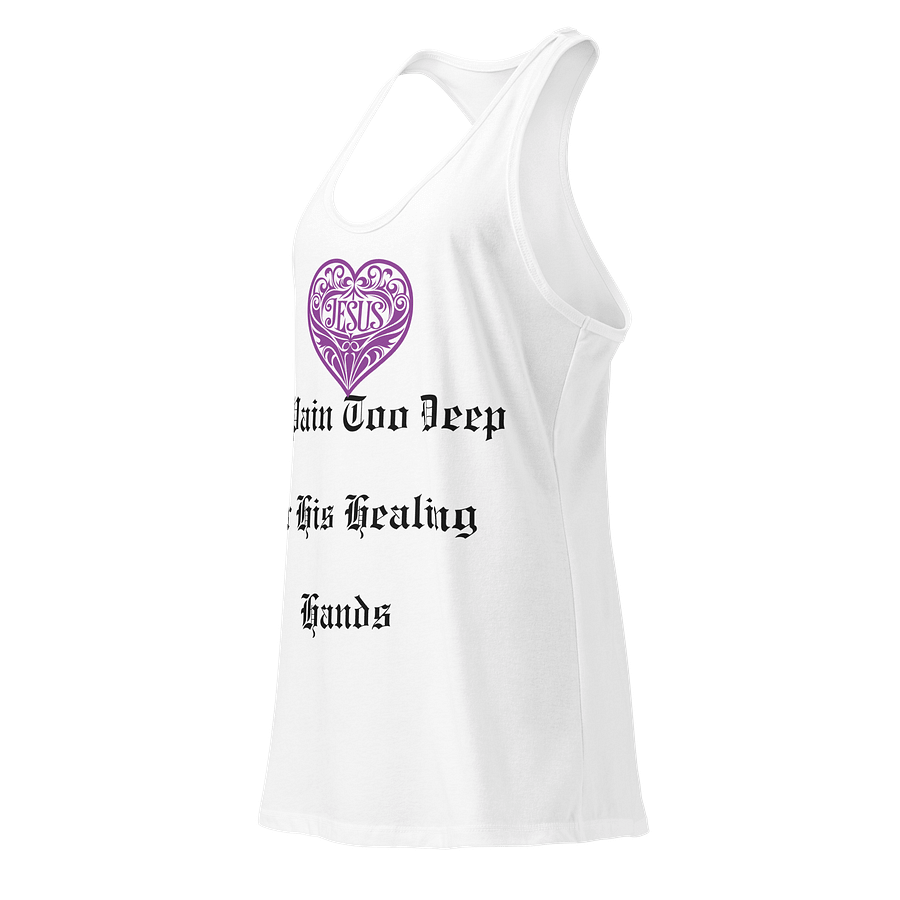 Healing Hands Purple Heart Racerback Tank product image (3)