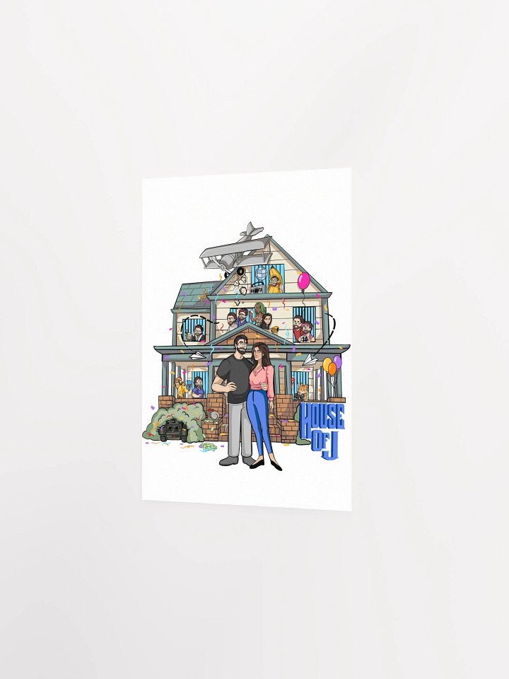 "Full House of J" Poster (Light) product image (7)
