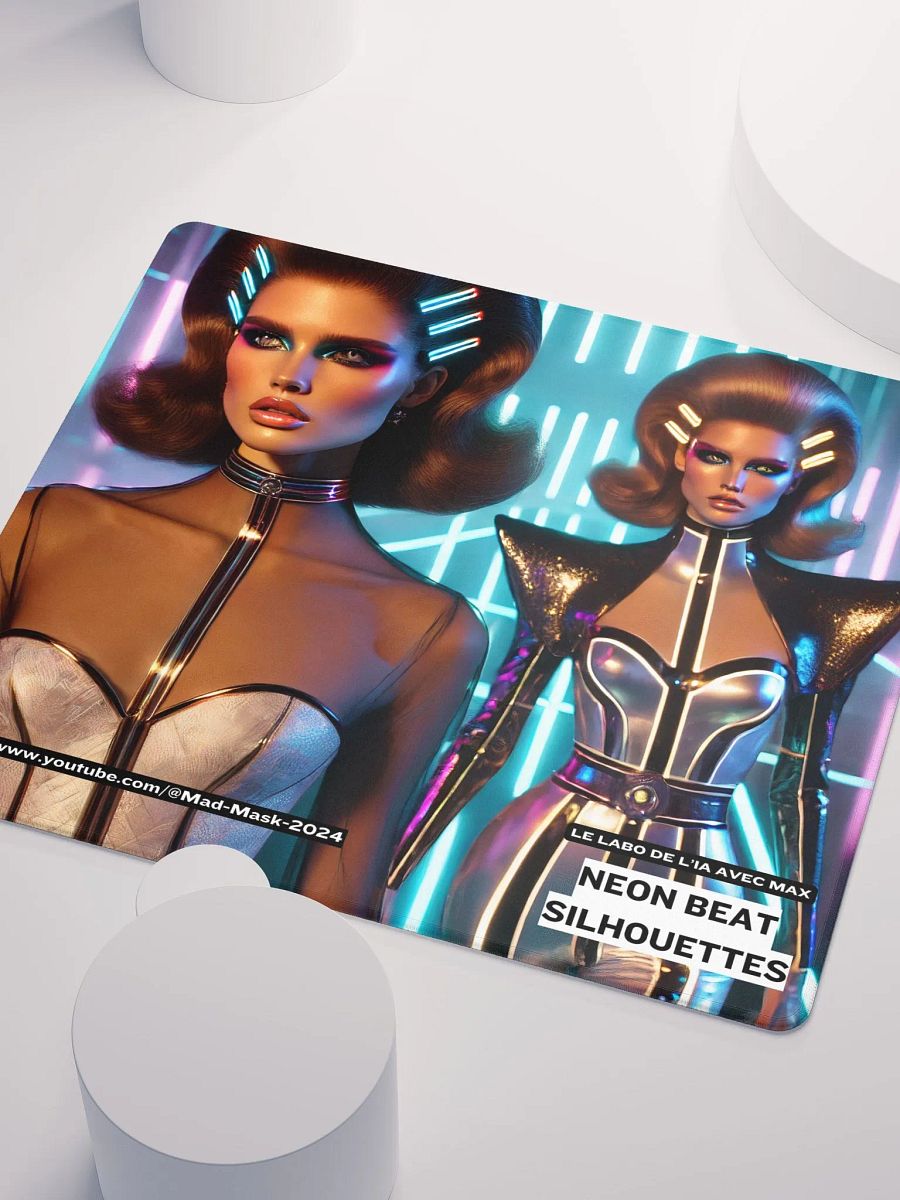 Mouse Pad Gaming Neon Beat Silhouettes product image (3)