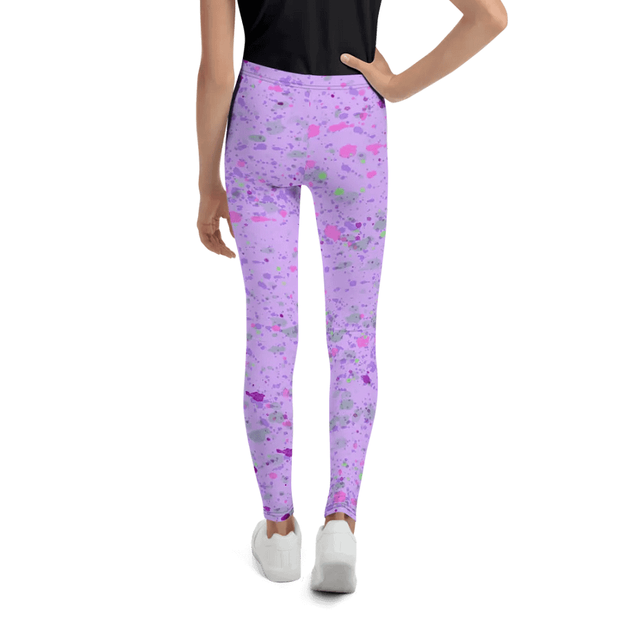 Youth Leggings - Lavender Splash product image (12)