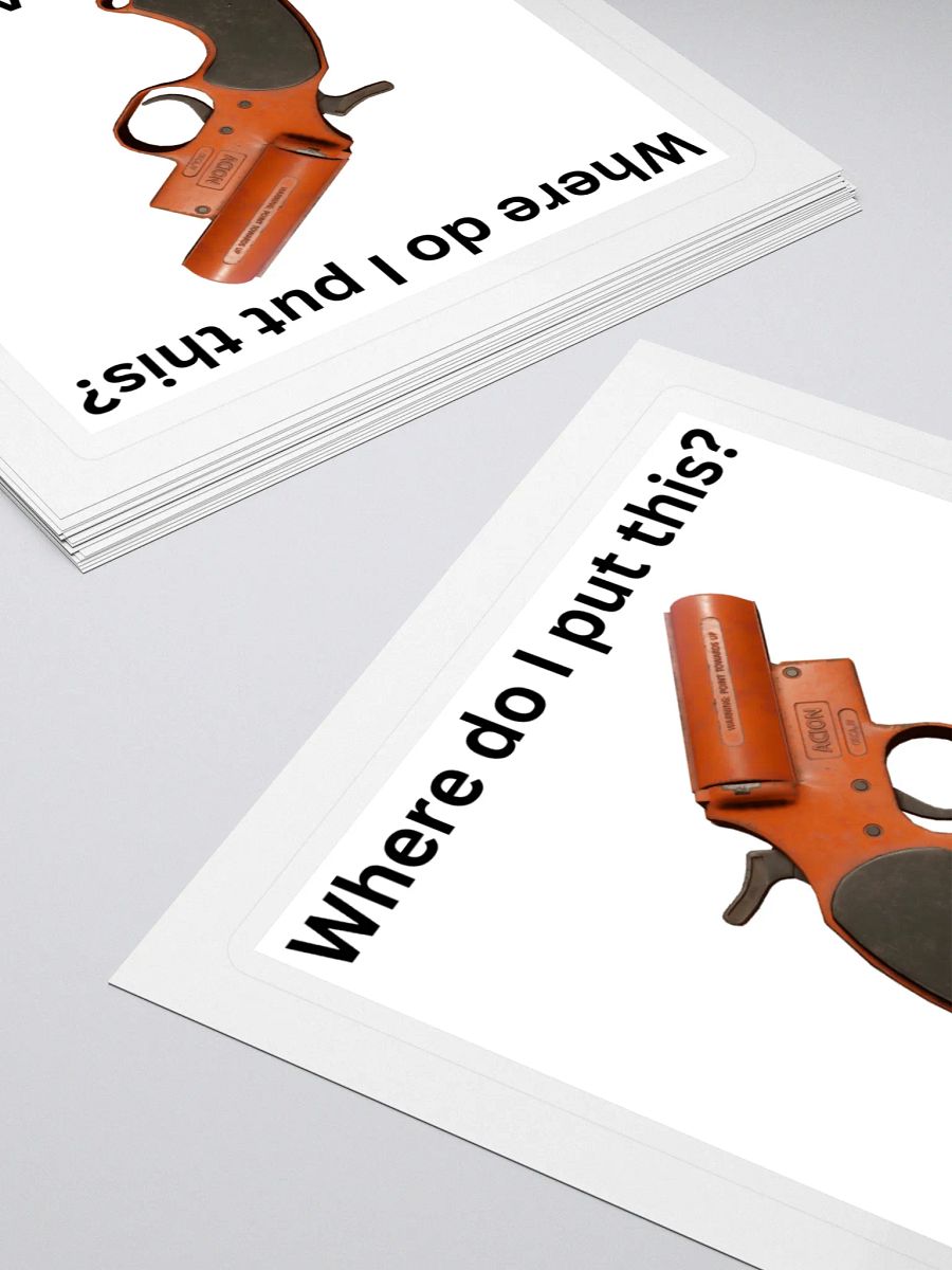 Flare Gun Ass Sticker product image (4)