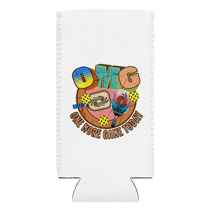 OMG One More Game Today Pickleball Party Can Cooler product image (2)