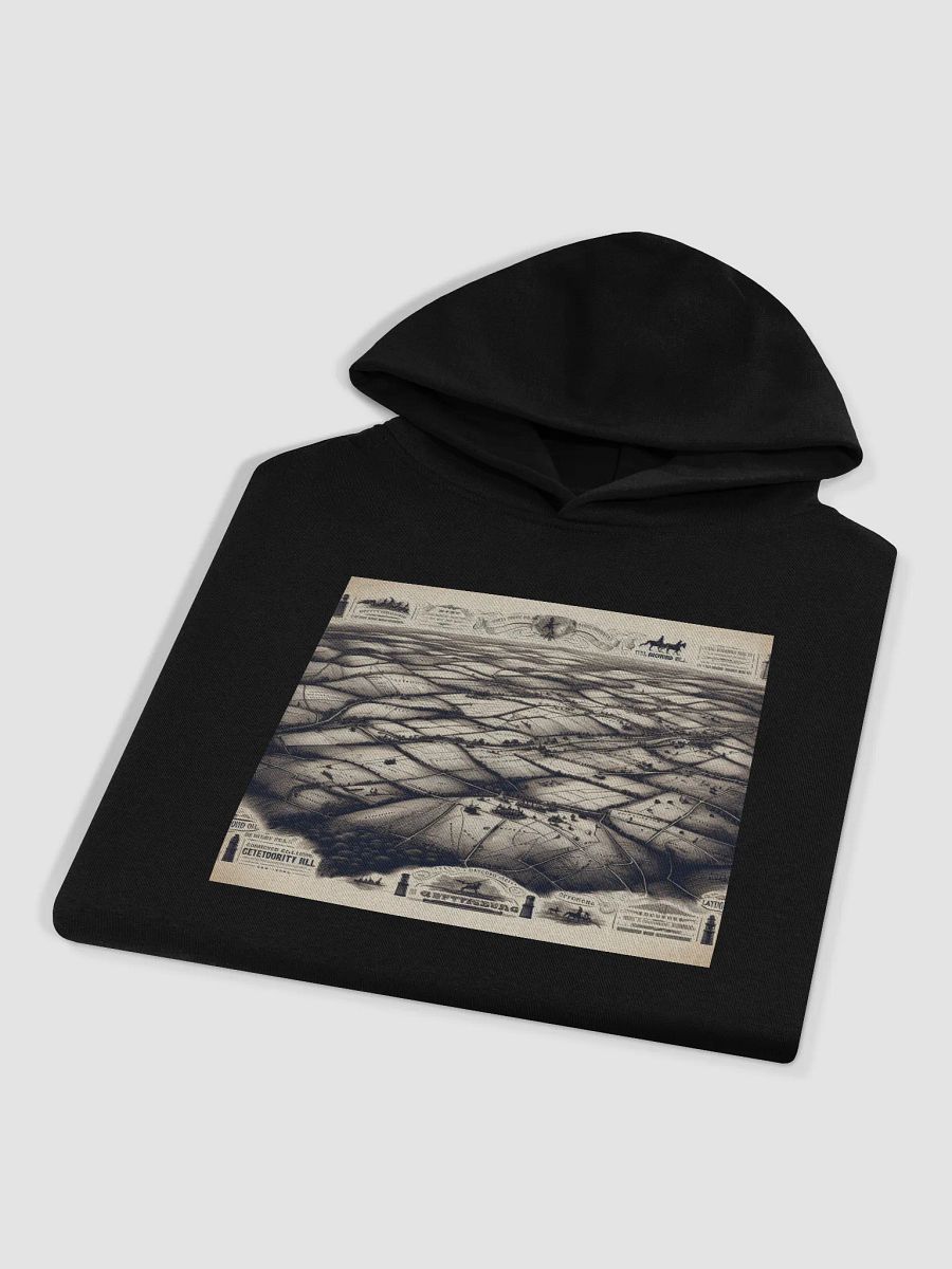 Vintage Gettysburg Map Oversized Hoodie product image (4)
