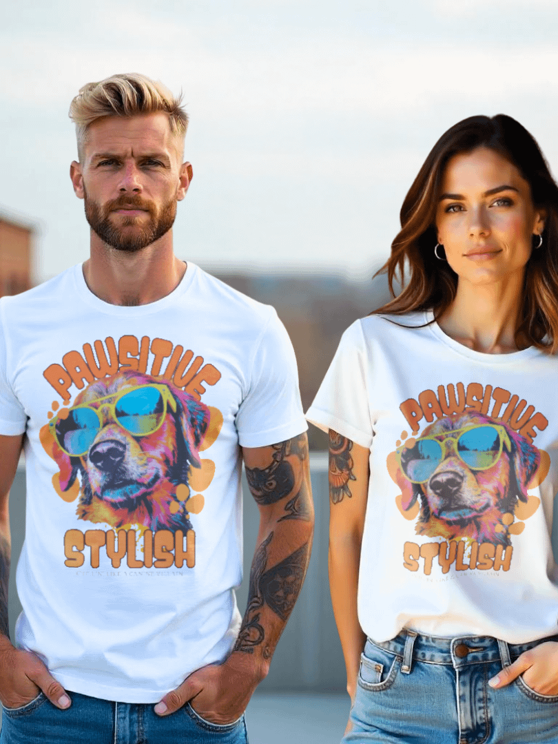 Pawsitive Stylish | Unisex Bella+Canvas Supersoft T-Shirt product image (1)