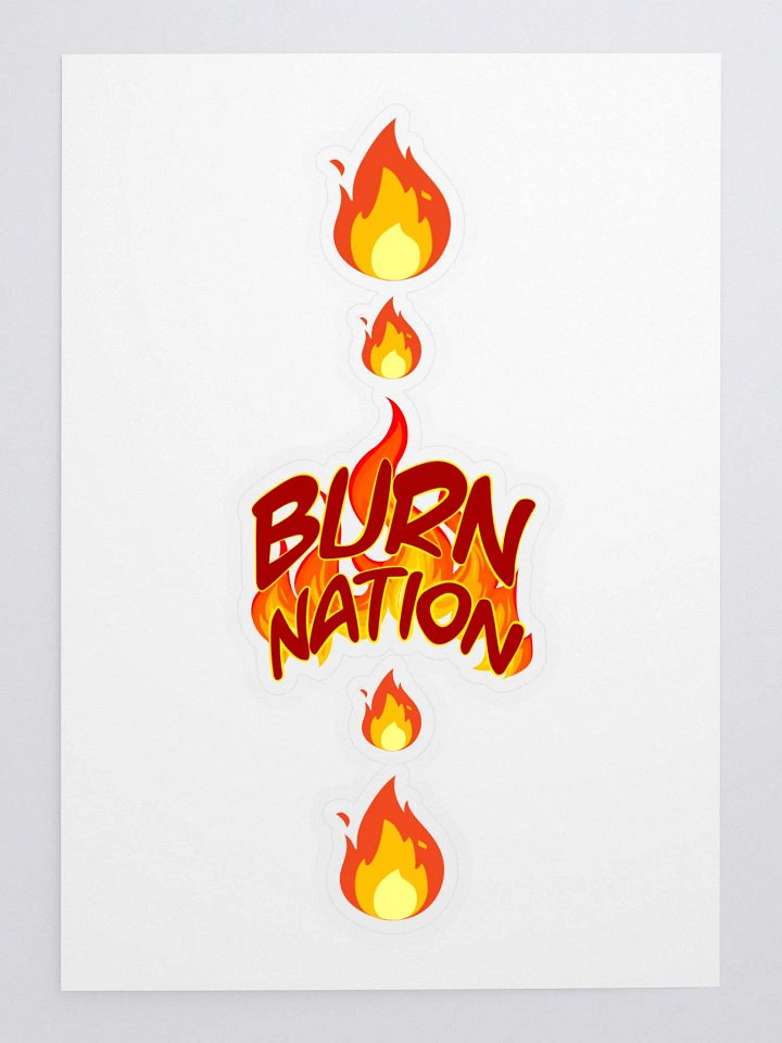 Burn Nation stickers product image (1)
