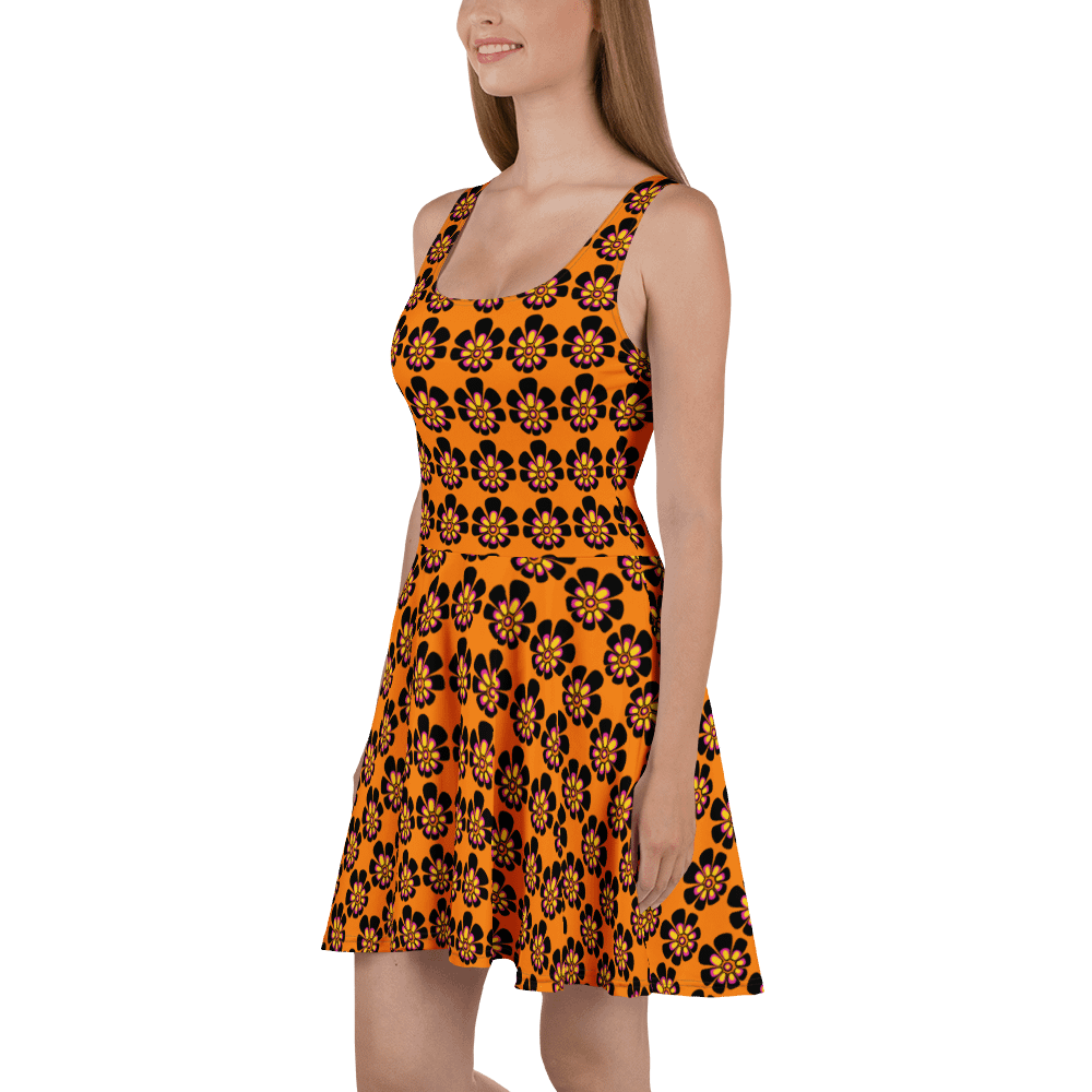 Groovy Blossom Skater Dress product image (1)