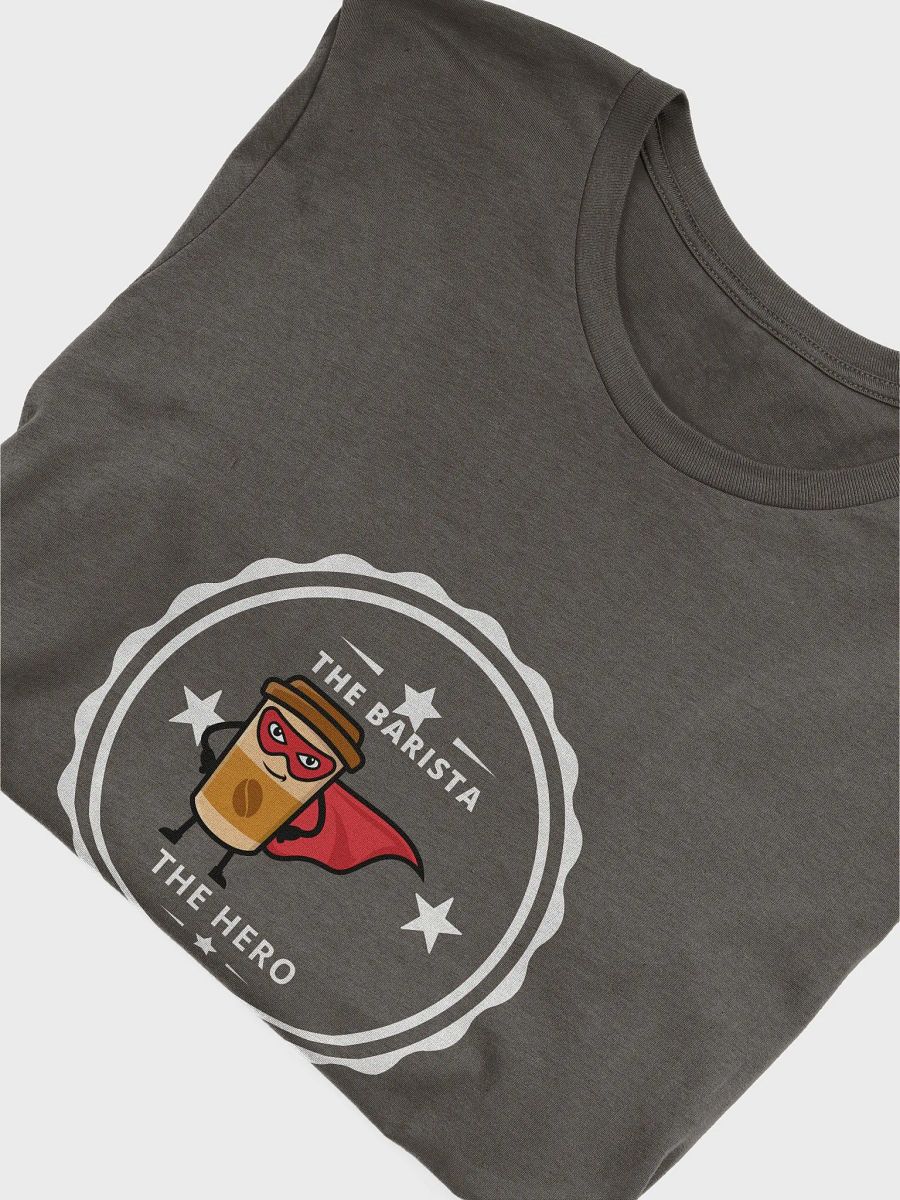 Superhero Coffee Cup Cartoon T-Shirt product image (54)